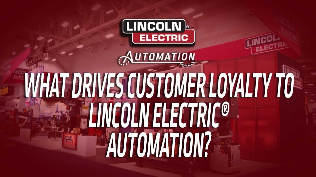 PythonXrobot's tweet card. What drives customer loyalty to Lincoln Electric® Automation
