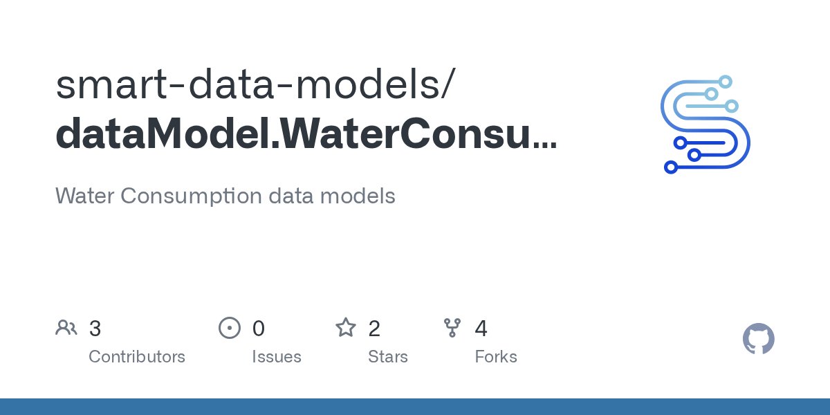 SmartDataModels's tweet card. Water Consumption data models . Contribute to smart-data-models/dataModel.WaterConsumption development by creating an account on GitHub.