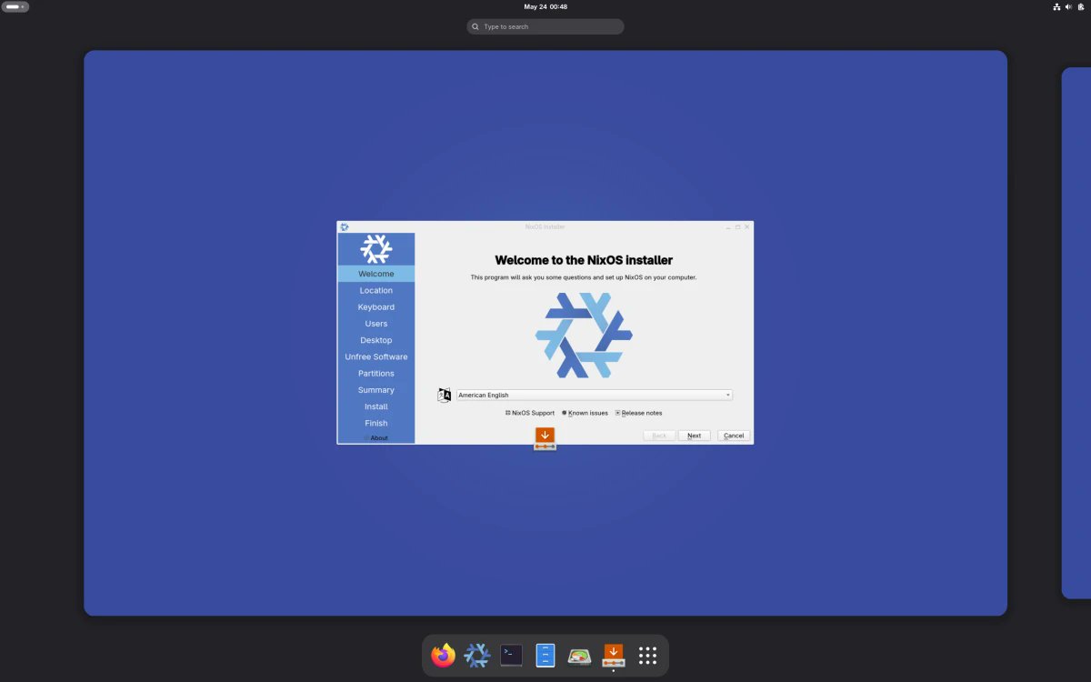 DesdeLinux's tweet card. Descubre todas las novedades de NixOS 25.05: nuevos kernels, GNOME 48, miles de paquetes actualizados y cambios clave en la distribución.