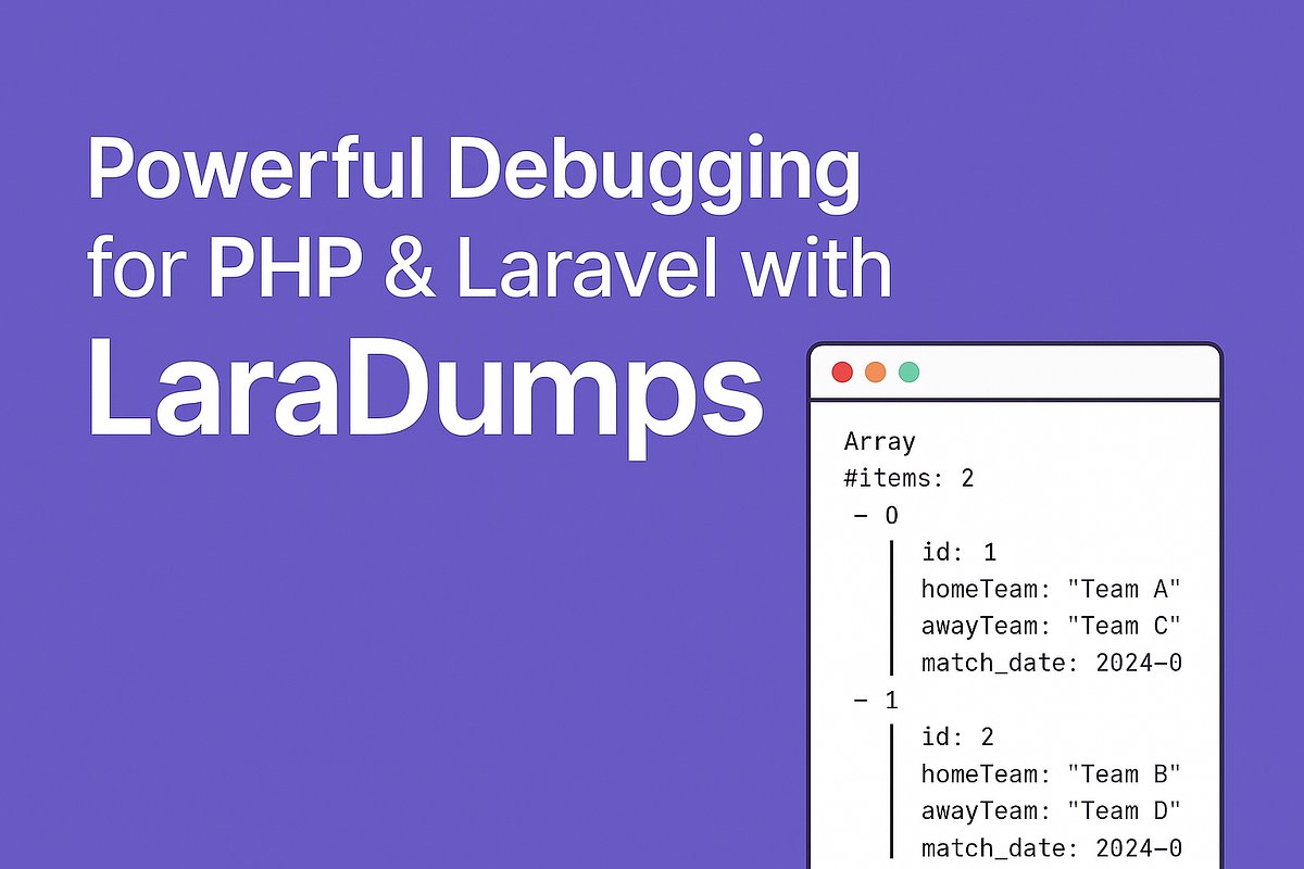laravel_ma41795's tweet card. Say goodbye to messy dd() outputs and browser clutter. Meet LaraDumps, the clean and powerful desktop debugging app that changes how you…