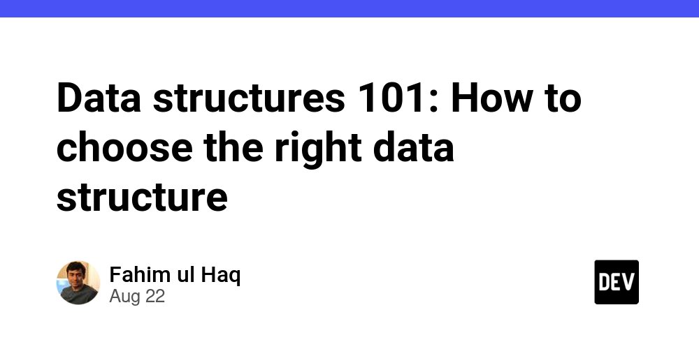 prod42net's tweet card. Here’s a 4-step process that will help you select the optimal data structure for any problem you...