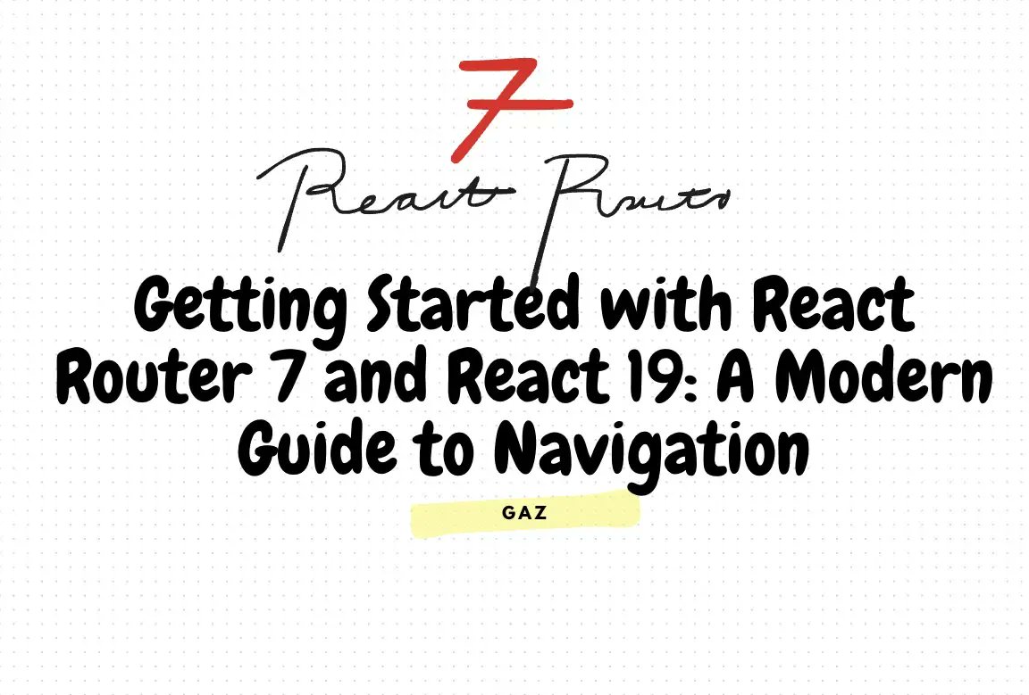 ehsangazar's tweet card. With the release of React 19 and React Router 7, navigation in React applications is becoming more powerful and efficient than ever. React Router 7 introduces improved routing patterns, better...