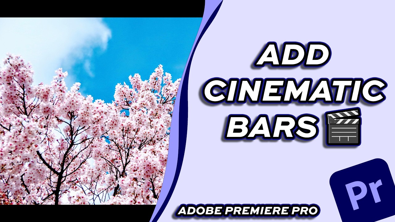 GraphdTutorials's tweet card. How to Add Black Bars in Premiere Pro