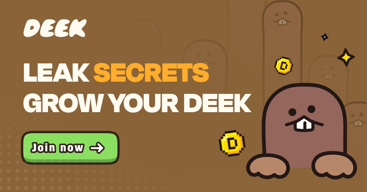 wyo88b6cgit's tweet card. Deek is the CIA for crypto on Berachain