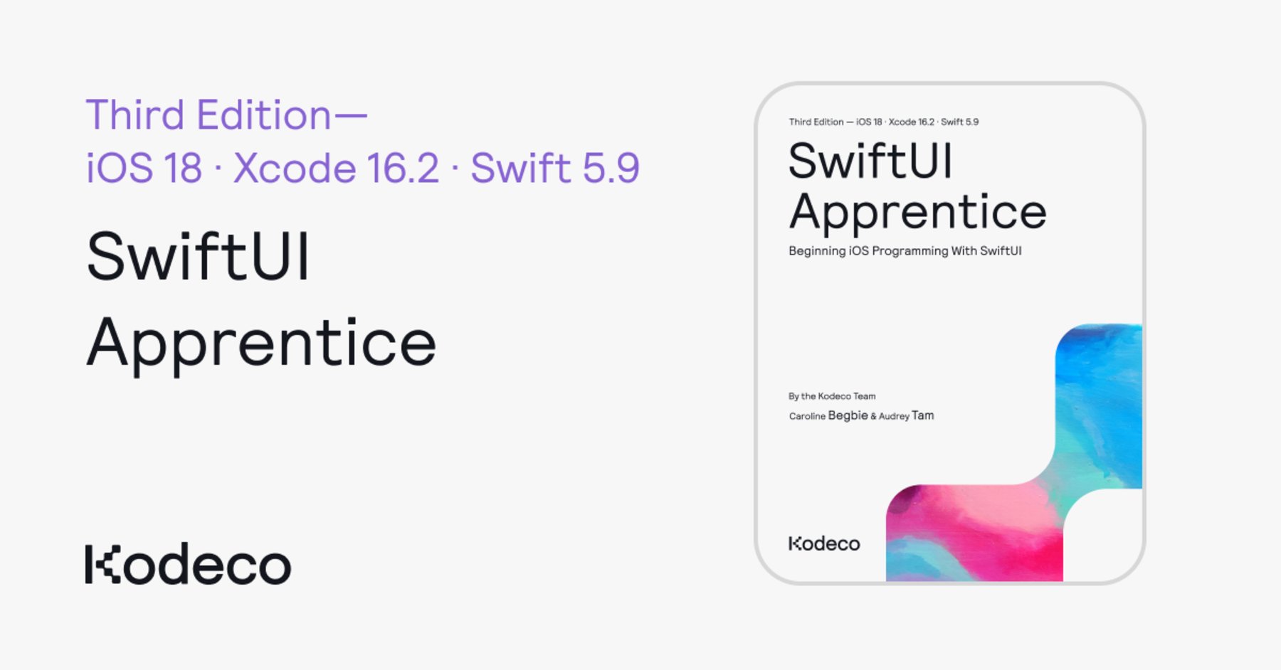 objctutorials's tweet card. SwiftUI Apprentice is a series of epic-length tutorials where you’ll learn to build three complete apps from scratch, using Apple’s new user interface technology: SwiftUI! Each app is more advanced...