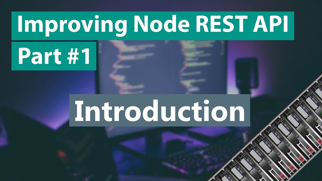 CodeWorkr's tweet card. Improving Node REST API Part #1 - Introduction