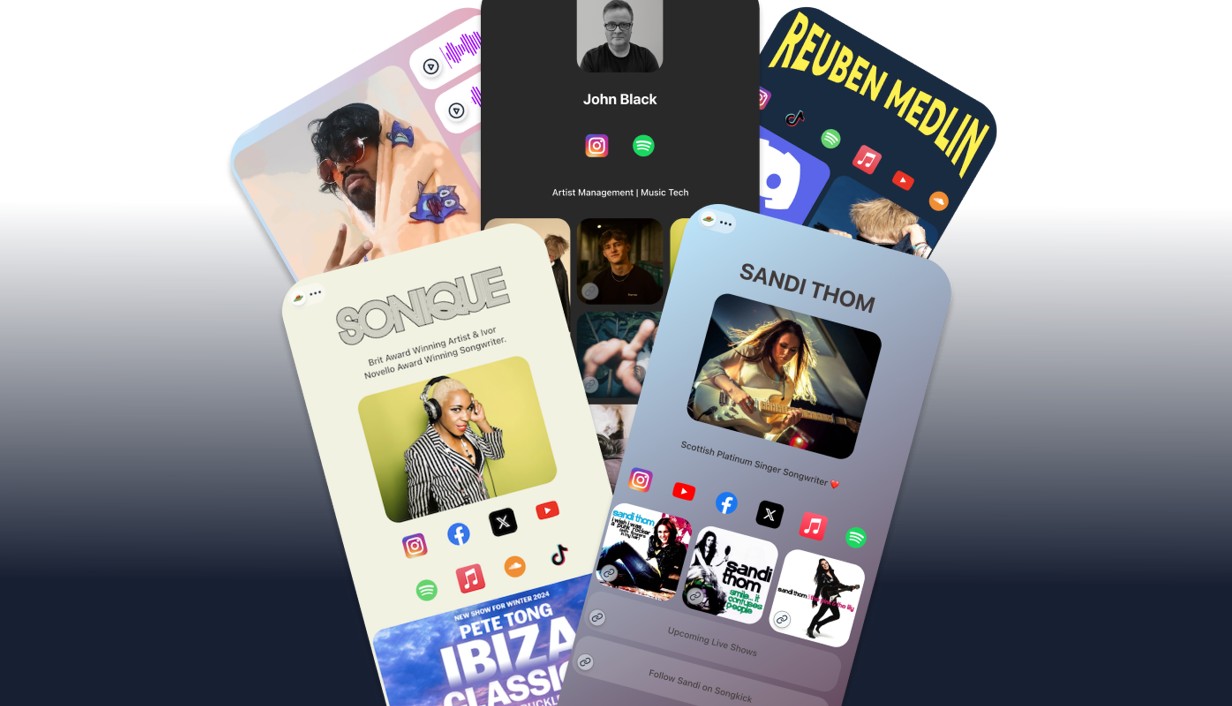 VibeCodingList's tweet card. An all-in-one space that artists & creatives can direct their captured attention to, present yourself to the world freely, and build your loyal community.