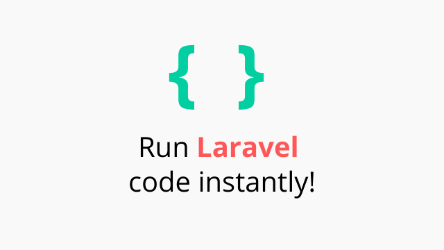 laravelarticle's tweet card. Tinkerpad is a minimal code editor for Laravel Developer. It can run your Laravel project code instantly side by side PHP code with various useful features