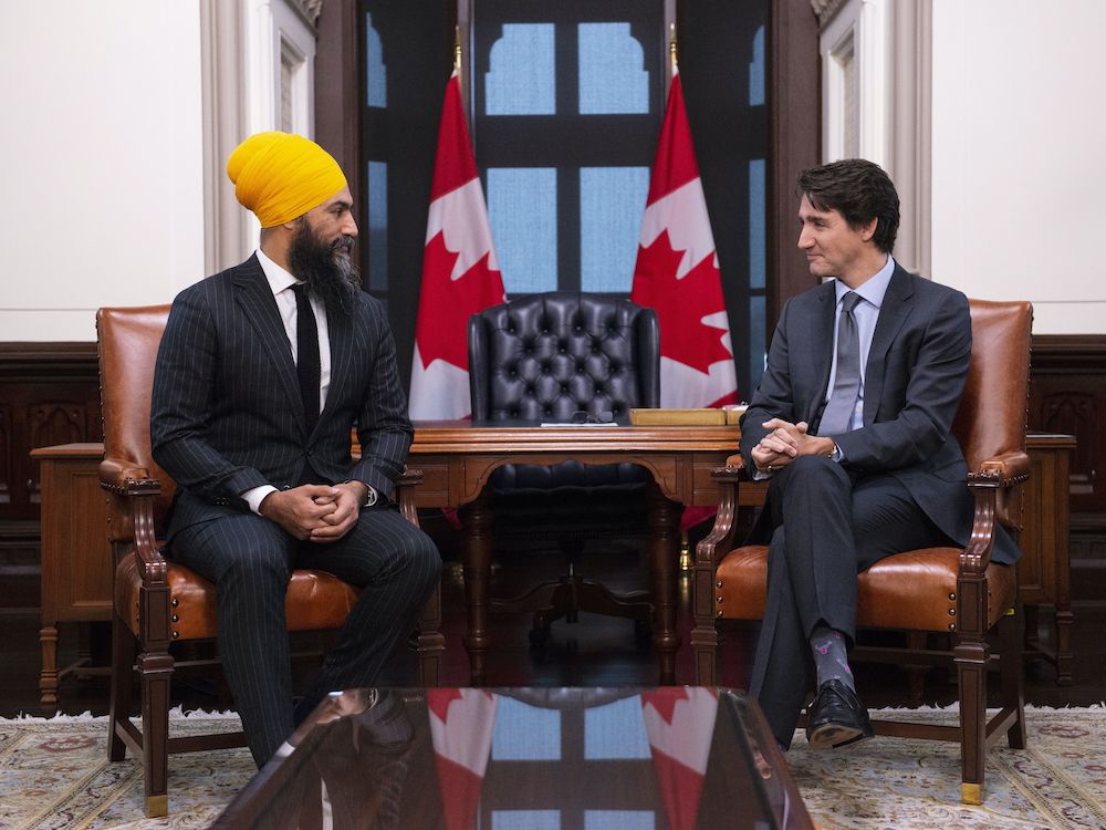 nationalpost's tweet card. Rex Murphy: Trudeau-Singh marriage will have grave consequences for the country