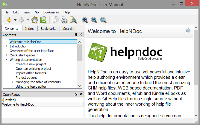 HelpAuthSoft's tweet card. HelpNDoc can leverage the Qt Help Framework to produce compressed, chm-like, help files for all the platforms supported by Qt, making it extremely easy to publish documentation to a multitude of...