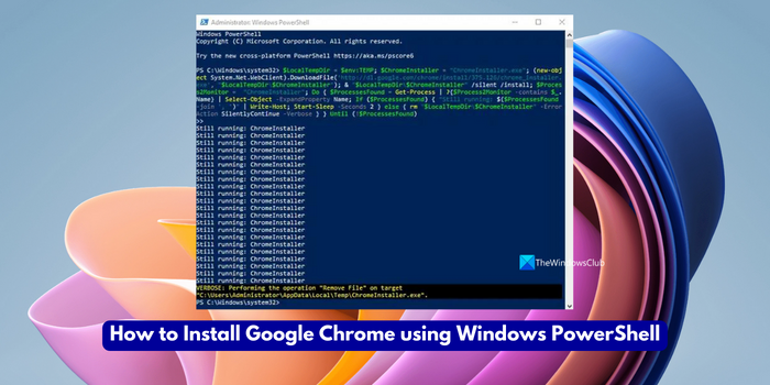 erikdarlingdata's tweet card. This article shows you how to install Google Chrome browser using PowerShell on Windows 10. All you need to do is run this command in an elevated PowerShell window.