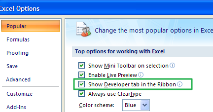 RumusExcel's tweet card. Langkah-langkah cara mengaktifkan atau menampilkan Tab Developer pada Aplikasi Microsoft Excel 2007, Excel 2010, Excel 2013 dan Excel 2016