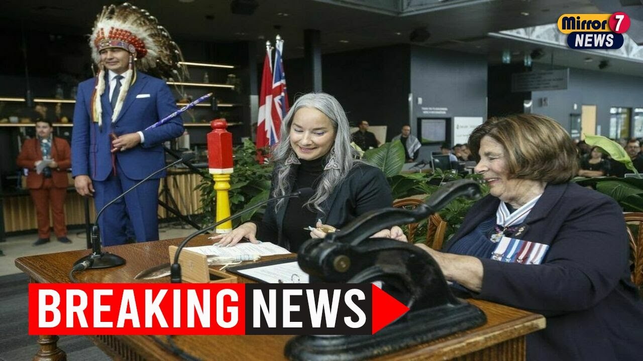 mirror7news's tweet card. Nahanni Fontaine Apologizes After Hot Mic Criticism of ASL Interpreter