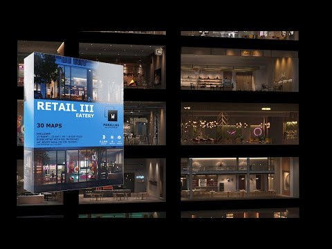parallax_w's tweet card. wParallax Retail Pack 3 - Eatery