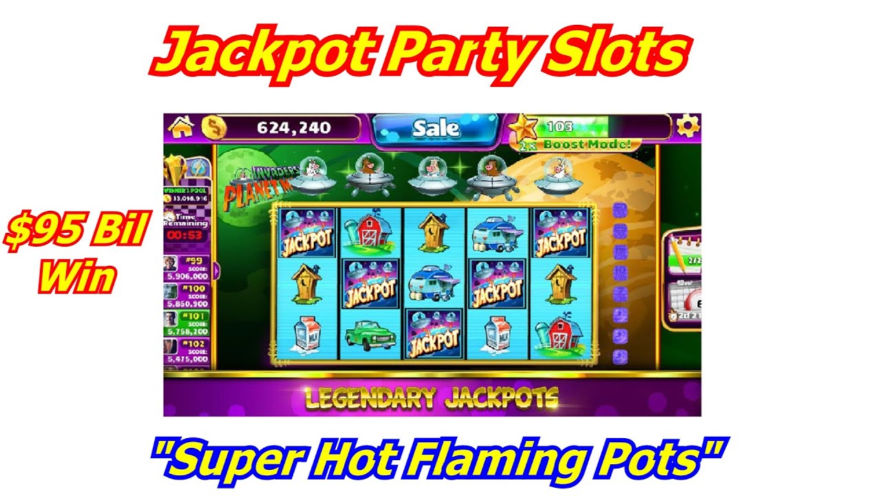 1bwc's tweet card. Jackpot Party Casino Slots Walk Thru "Super Hot Flaming Pots" Bet You...