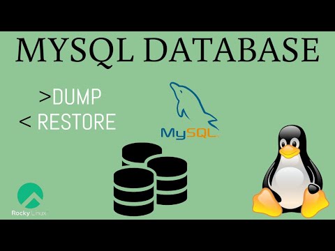 LinuxHelpApp's tweet card. How to Dump and Restore Database in MYSQL on Rocky Linux 8.6 |...