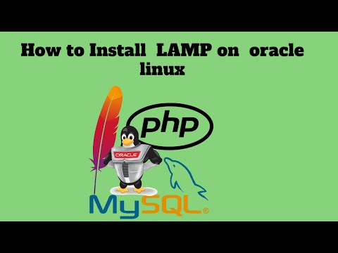 LinuxHelpApp's tweet card. How to install LAMP on oracle Linux | LinuxHelp Tutorials