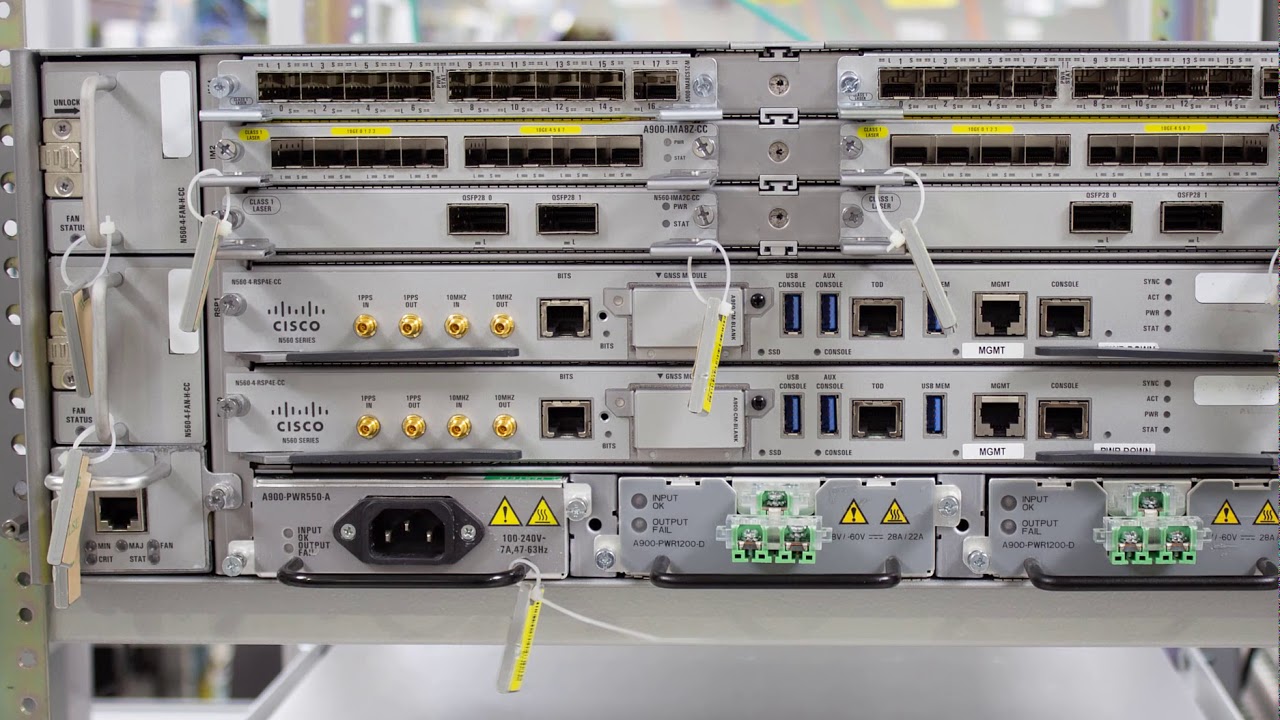 CiscoIOSXR's tweet card. In-depth NCS560 system design