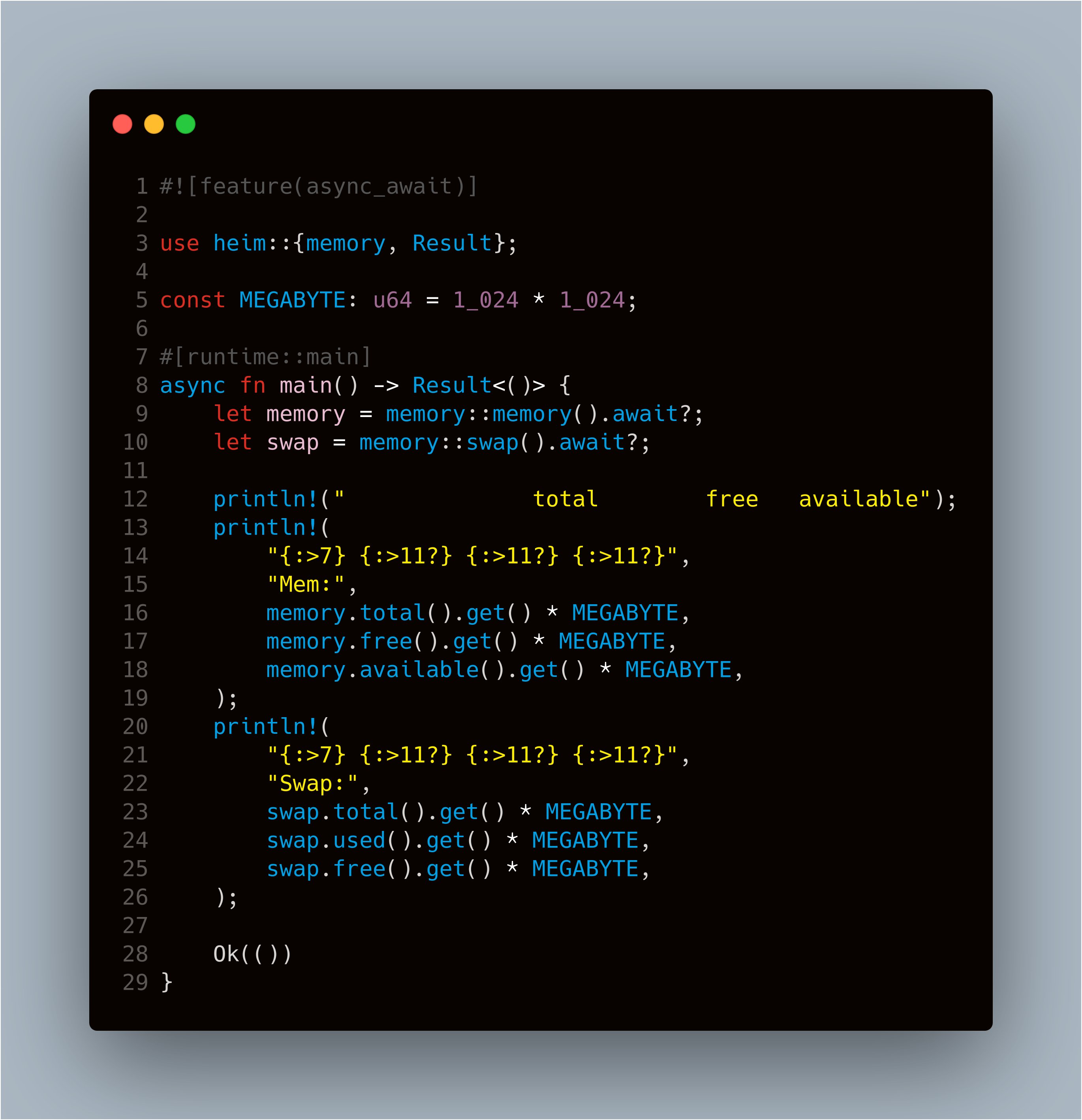 svartalf's tweet card. Cross-platform async Rust library for system information fetching