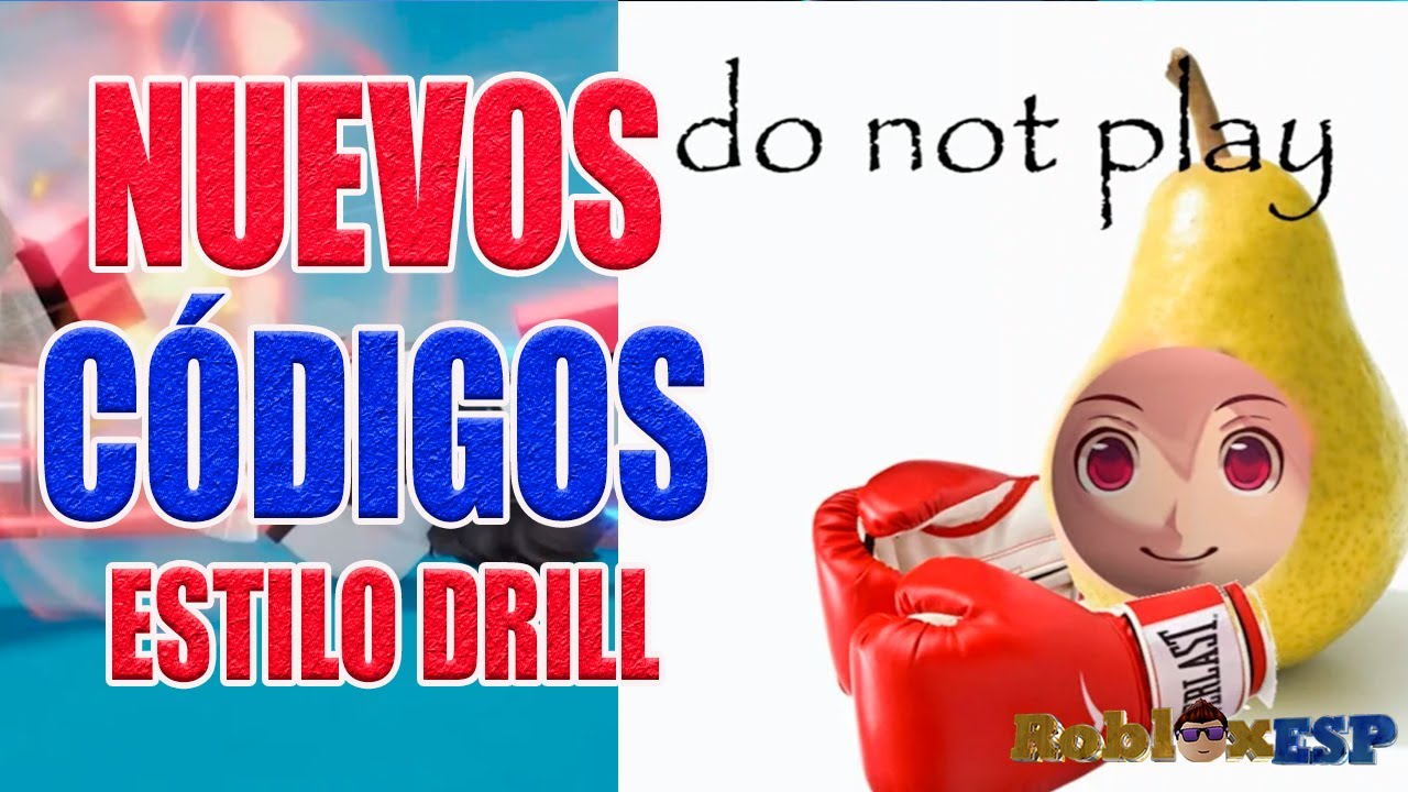 SoyRobloxESP's tweet card. DRILL 🥊 CÓDIGOS DE JUEGO DE BOXEO SIN TÍTULO 🥊 CÓDIGOS DE UNTITLED...