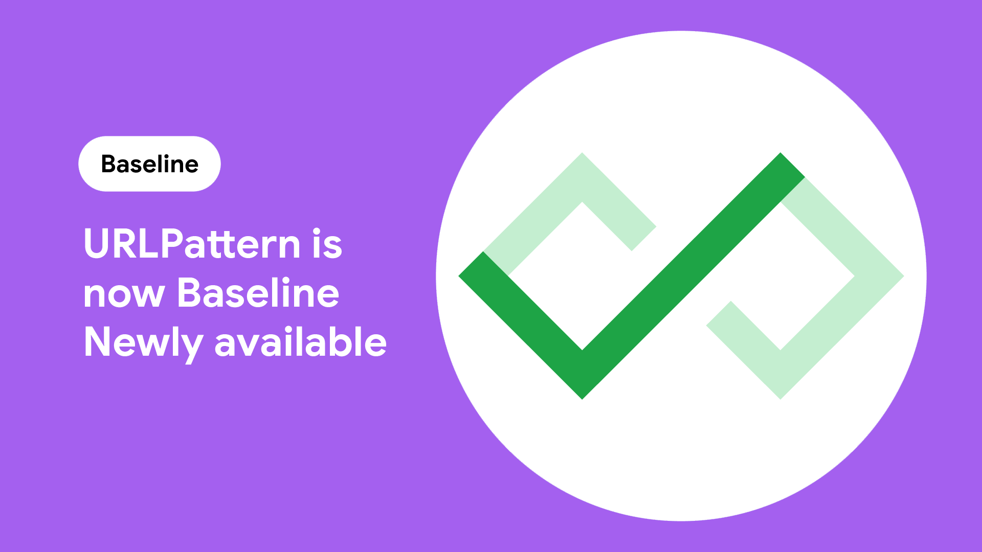 CodeStreamLab's tweet card. URLPattern became Baseline Newly available as of September 15, 2025.