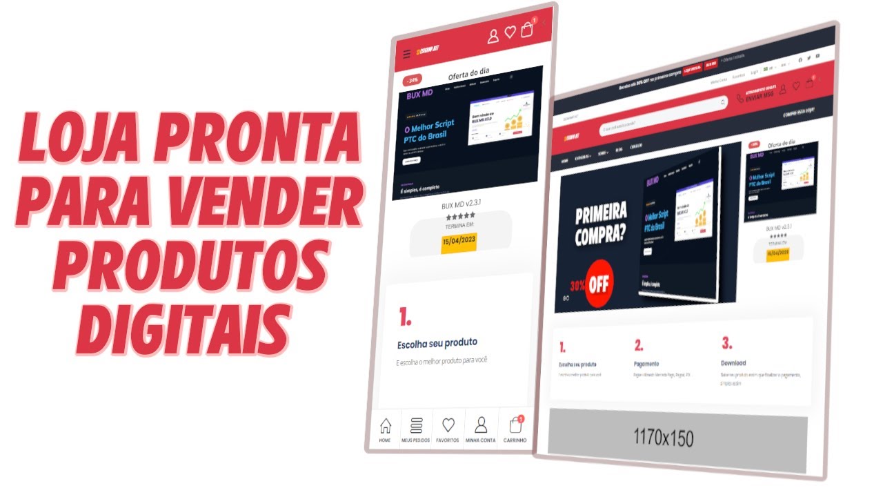 designmp2's tweet card. A MELHOR LOJA VIRTUAL PARA VENDER PRODUTOS DIGITAIS PHP 8, Administ...