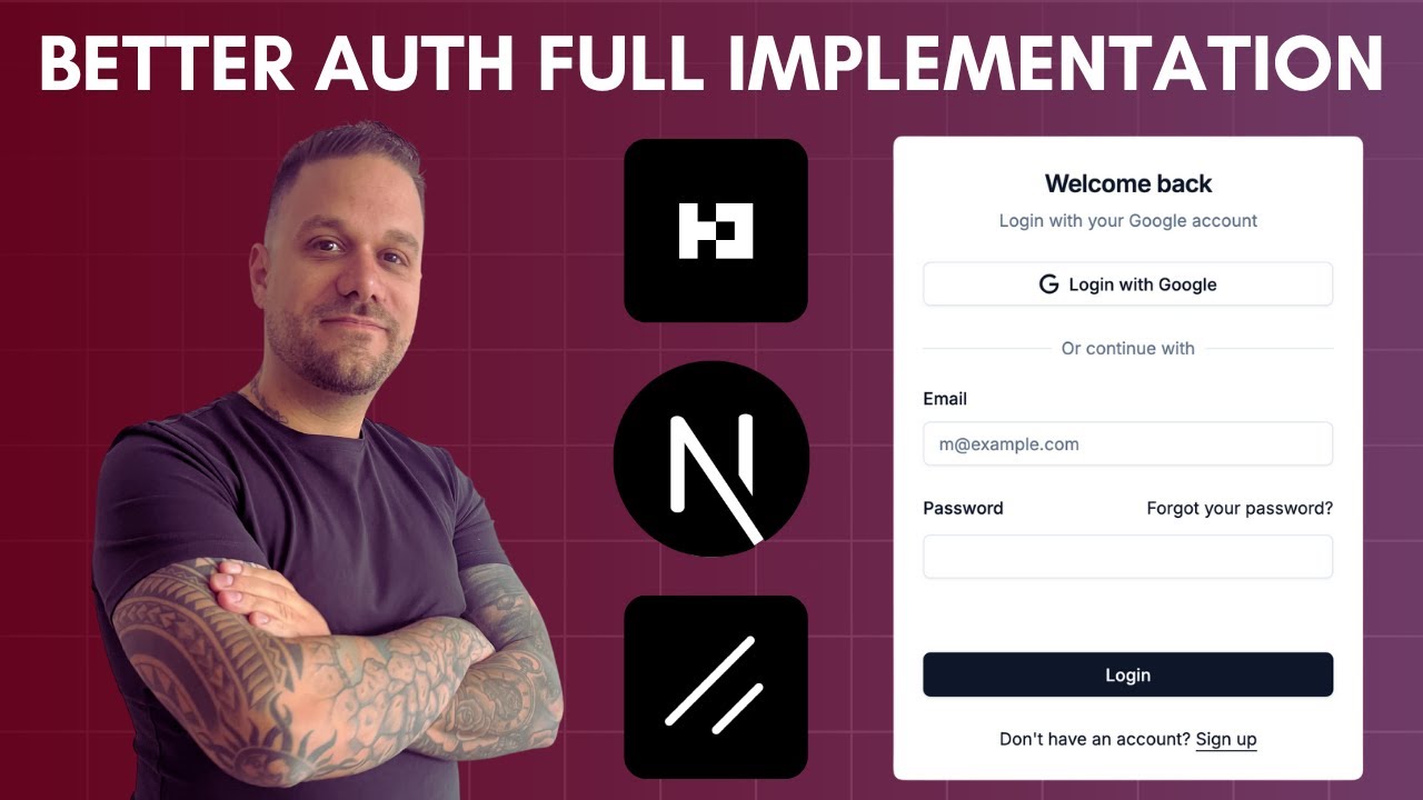 theorcdev's tweet card. Your Complete Guide To Next.js Authentication With Better Auth