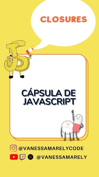 vanessamarely's tweet card. capsula de #javascript - Closures #aprendejavascript
