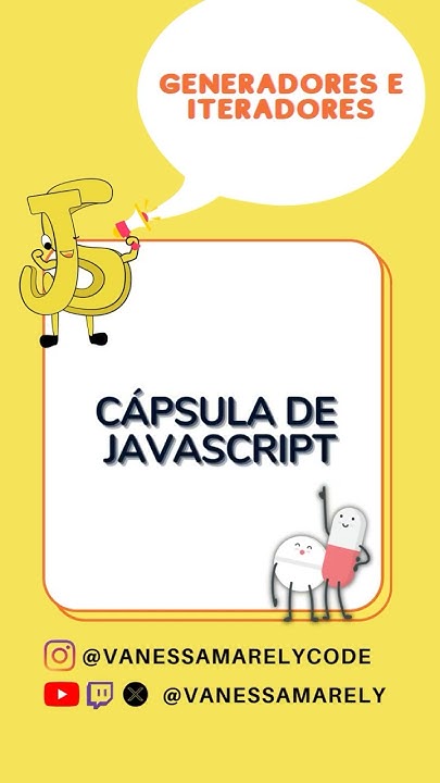 vanessamarely's tweet card. Cápsula de #javascript generadores e iteradores #aprendejavascript