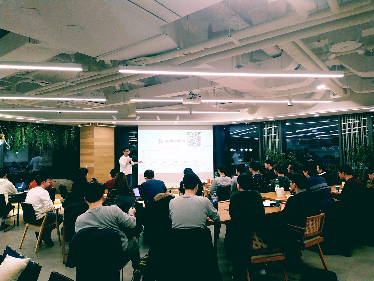 codechain_io's tweet card. It’s been great to kick of the year with an awesome tech talk session hosted by CodeChain. We shared the results of our latest…