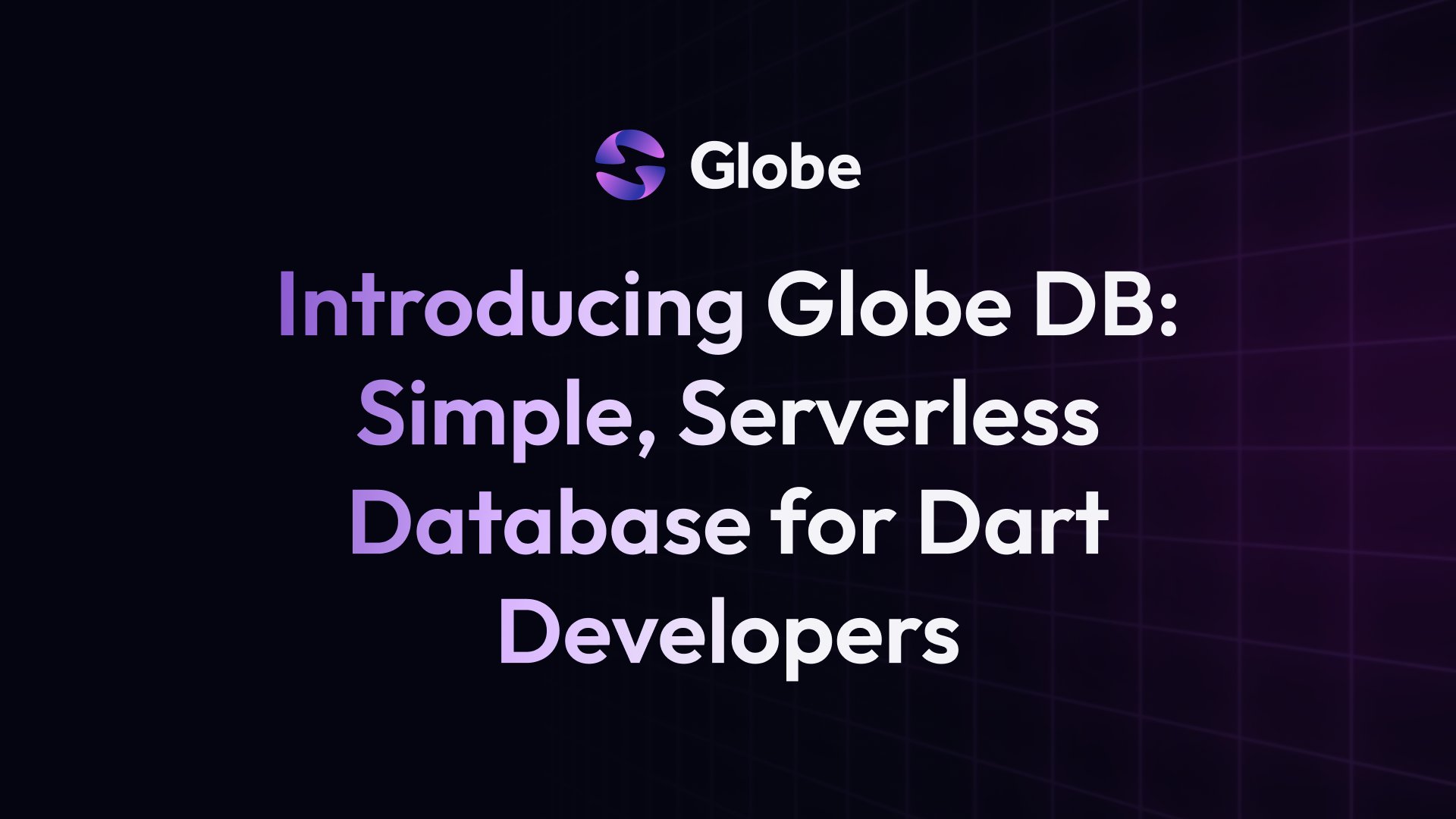 dart_globe's tweet card. Introducing Globe DB, a fully managed, serverless database for the Globe Platform. Explore how Dart developers can now eliminate the friction between local and production environments with a simple,...