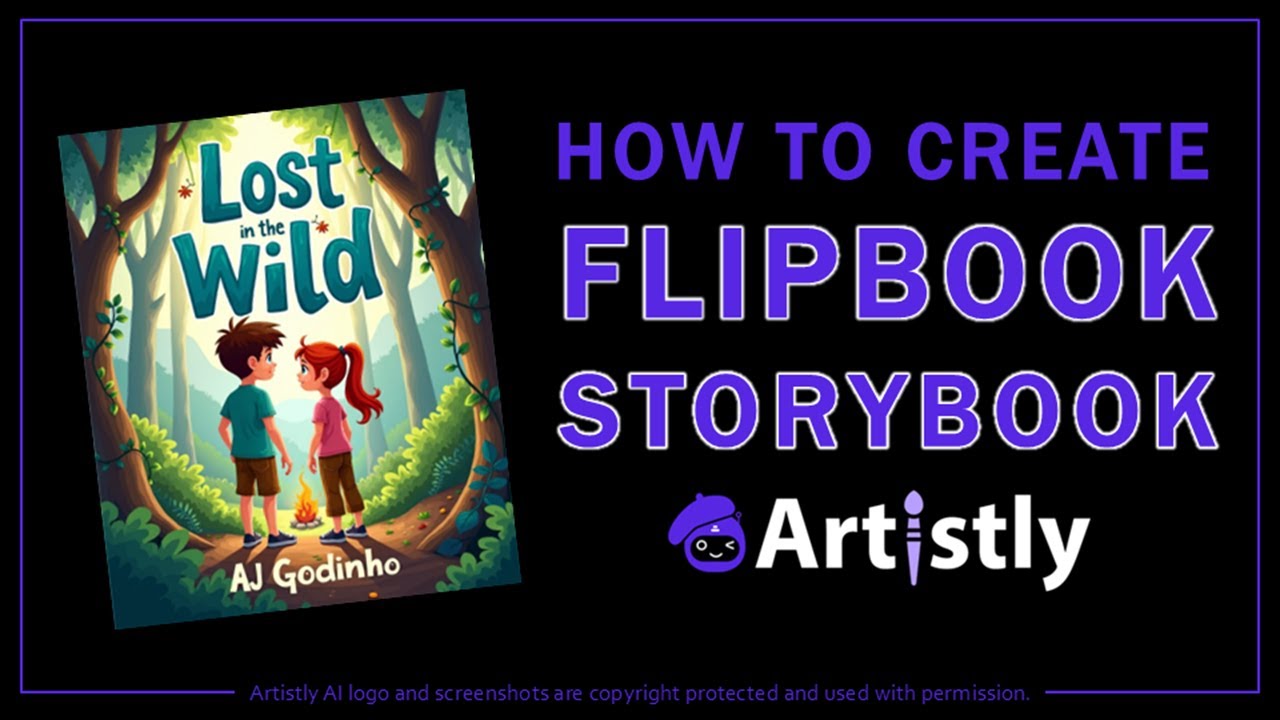 ajgodinho's tweet card. How to Create Flipbook Storybook in Artistly AI