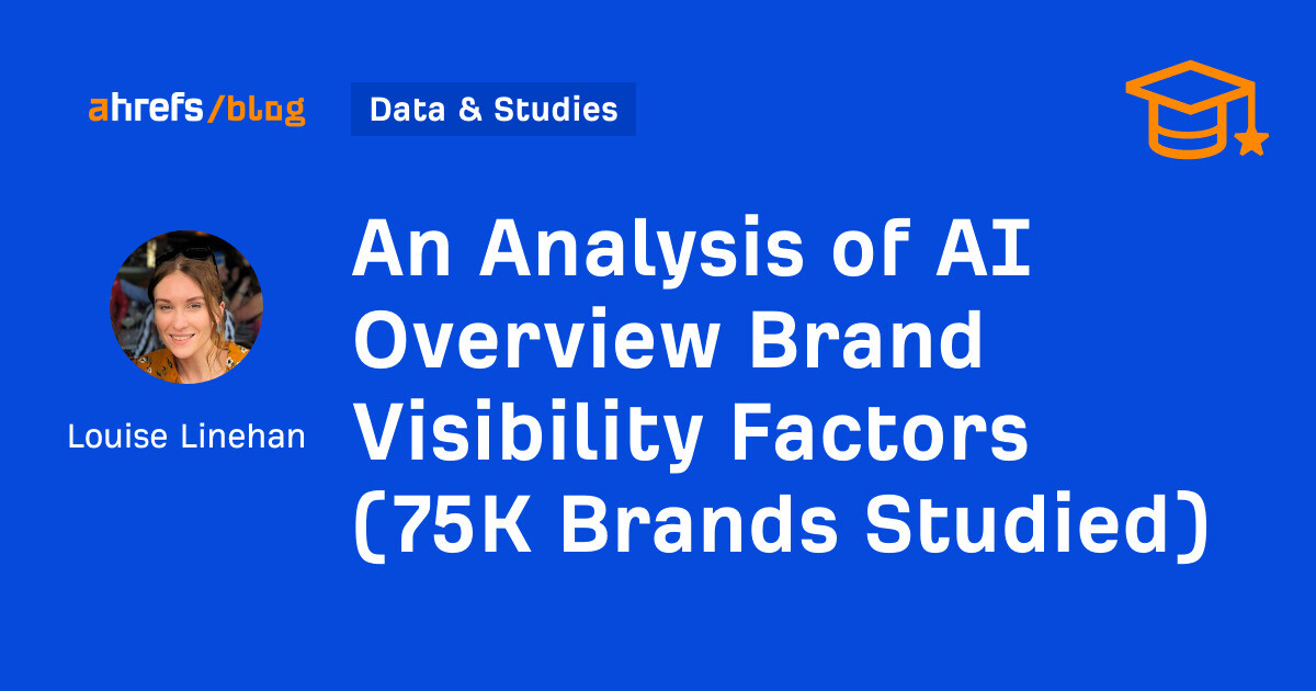 supersaiyantoto's tweet card. We analyzed 75,000 brands to see which search factors are most likely to influence brand mentions in AI Overviews. Here's what we found.