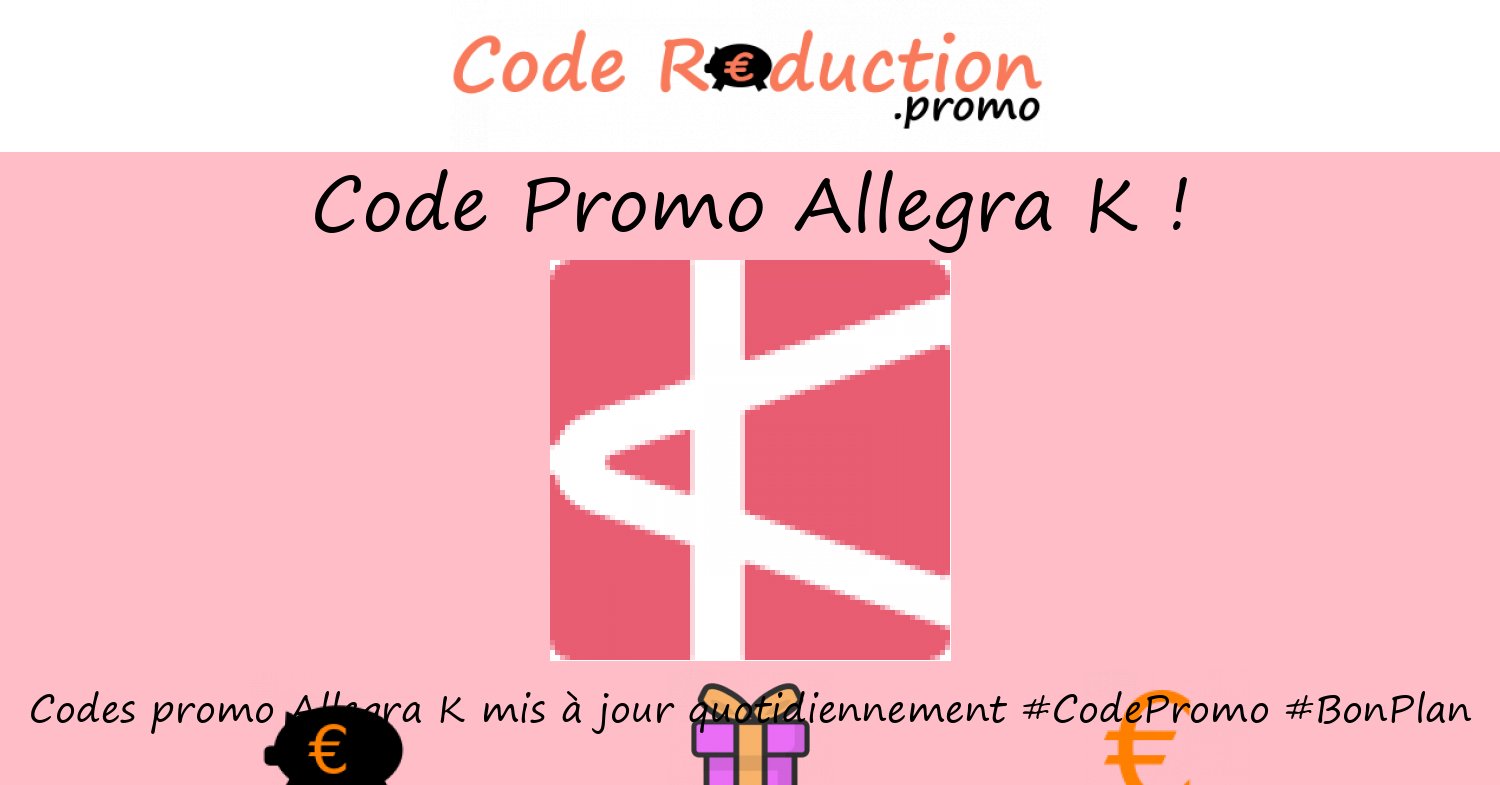 CodeRed_Promo's tweet card. ᐅ Trouvez un code promo Allegra K valide ⭐ Obtenez des réductions exclusives en utilisant un ❤❤❤ code promo Allegra K ❤❤❤ Octobre 2025
