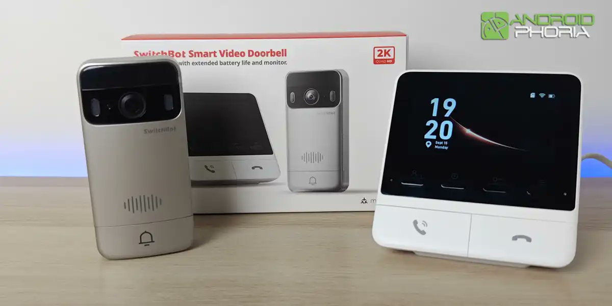 Androidphoria's tweet card. Un videoportero con tecnología de punta, sin instalaciones complicadas y a un precio razonable: así es el SwitchBot Smart Video Doorbell.