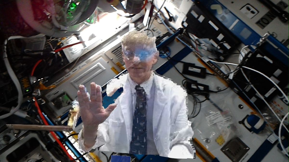 TechsInaSec's tweet card. You read that right, a hologram doctor.