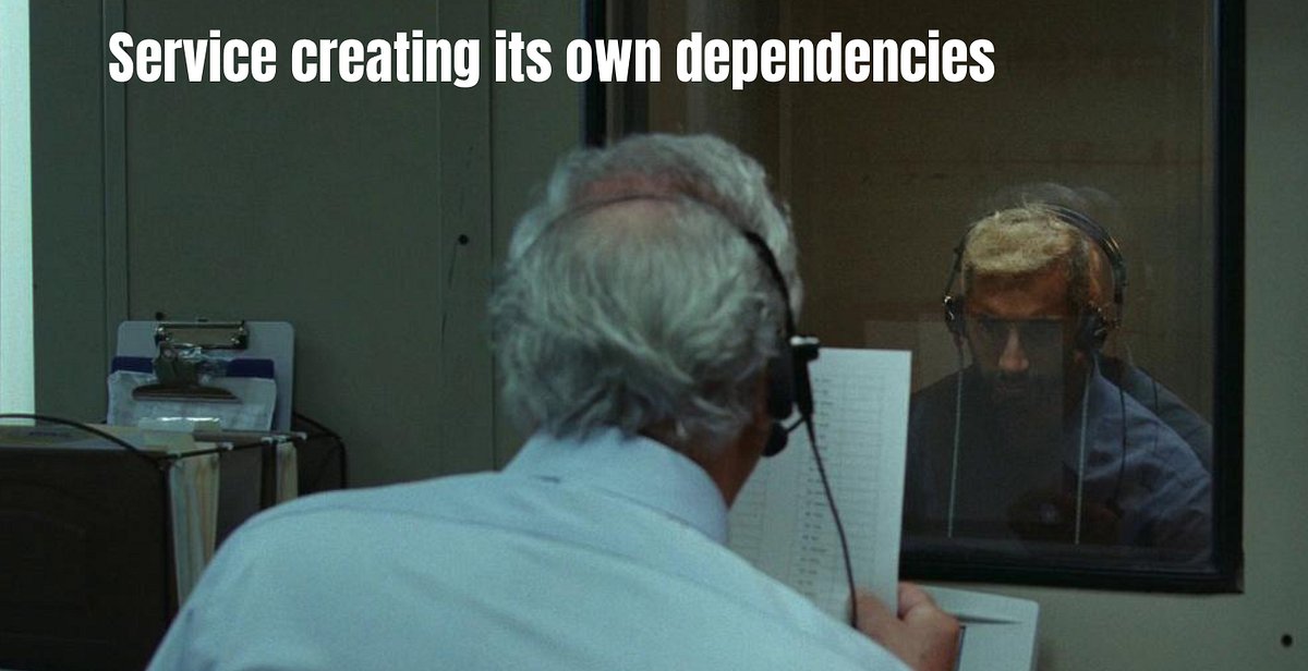 Aleksei_gr1's tweet card. I’m tired of unnecessary “magic” around dependency injection.