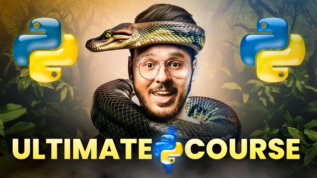 SkhanOps's tweet card. Python Tutorial For Beginners in Hindi | Complete Python Course 🔥