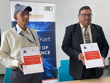 midasIIITD's tweet card. Great to see the media coverage of our MOU with GS1 India to establish the DataKart Centre of Excellence. We are excited to serve daily #business using #AI #MachineLearning. https://lnkd.in/eJzchZB...