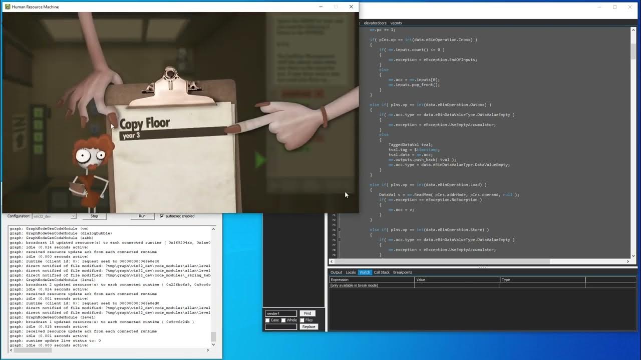 hacker_pyrat's tweet card. Tomorrow Corporation Tech Demo