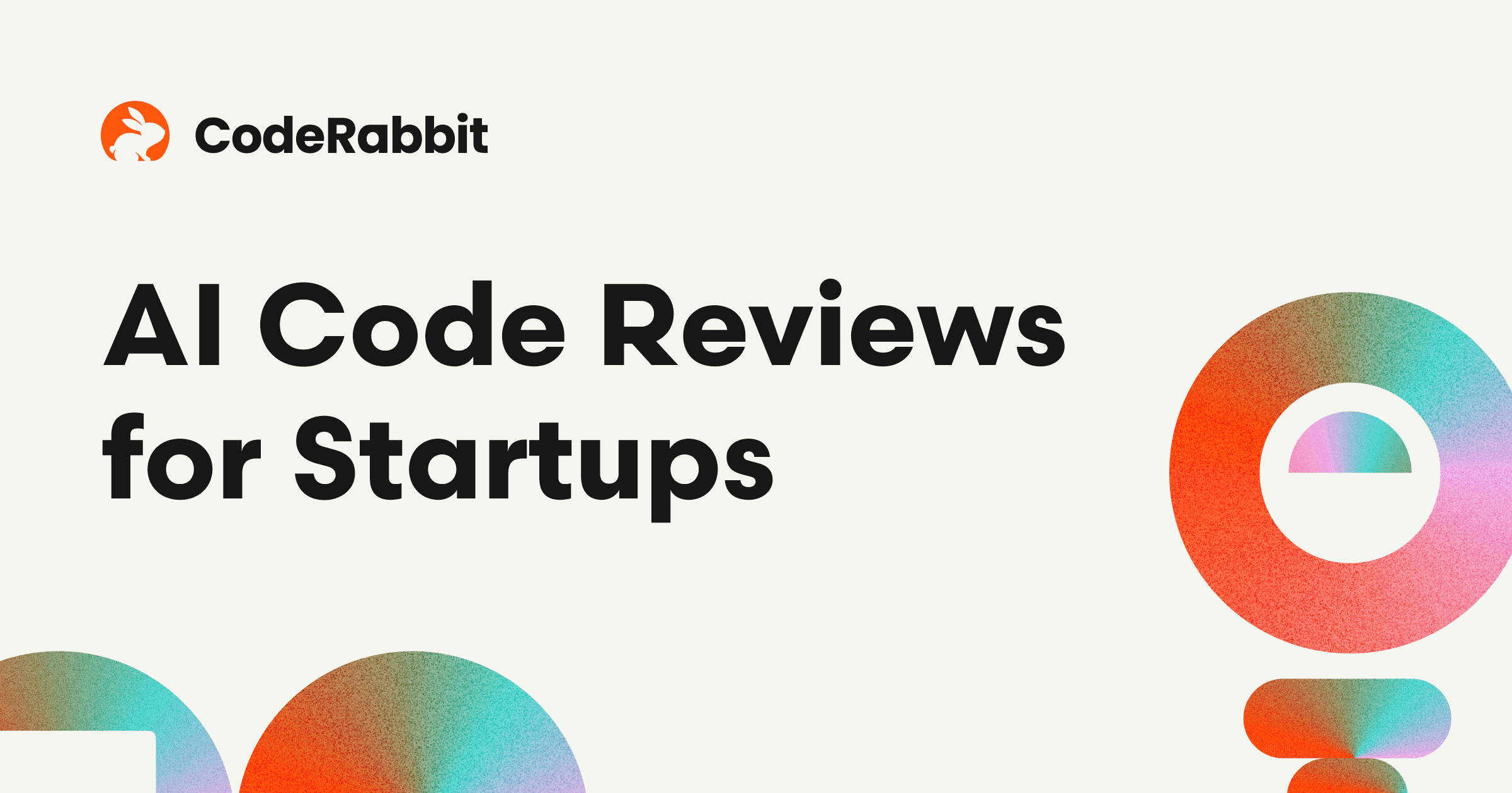 coderabbitai's tweet card. Learn more about our startup program and try out the most advanced AI code reviews that catches 95%+ bugs. Free your devs to ship code faster.