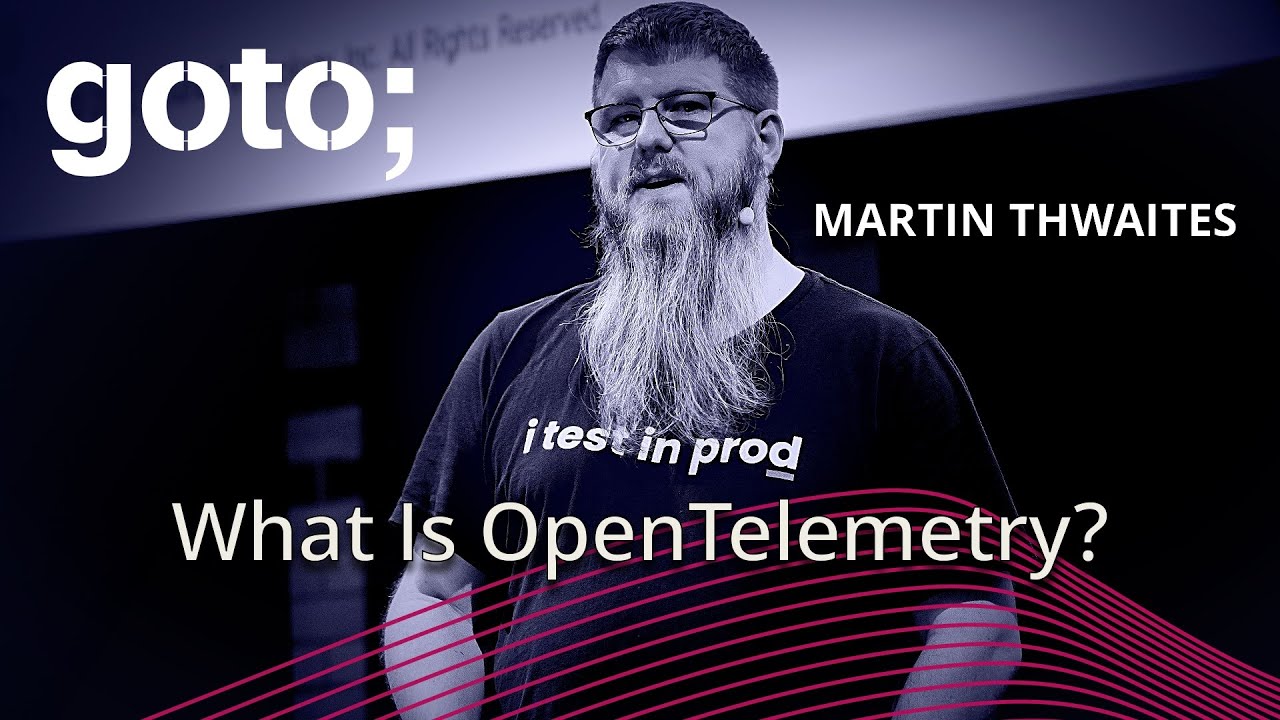 ccsunnyweb's tweet card. What Is This OpenTelemetry Thing? • Martin Thwaites • GOTO 2024