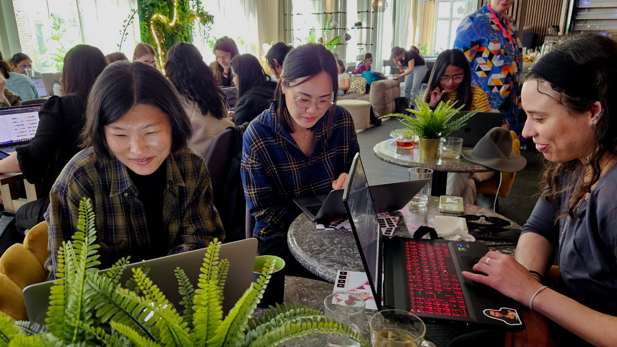 PinkProgramming's tweet card. Pink Sundays are our popular coding events where women, non-binary, and transgender people can meet up, code, and network together!
