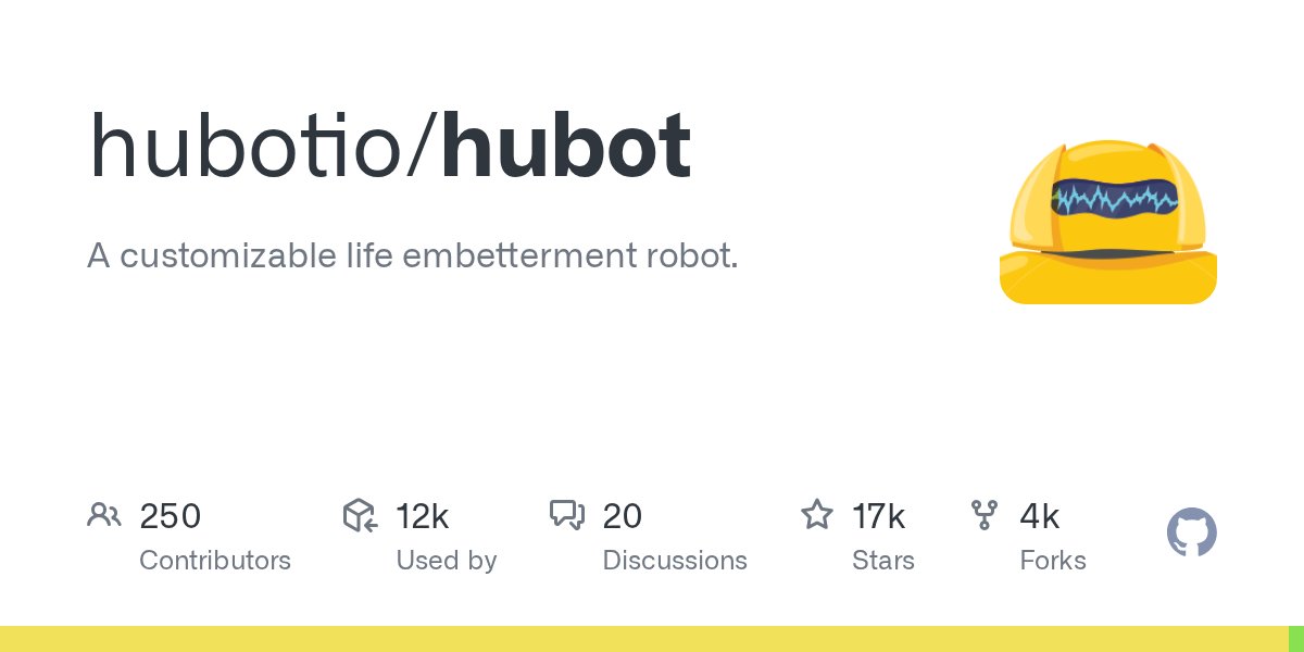 NarekHakobyan's tweet card. A customizable life embetterment robot. Contribute to hubotio/hubot development by creating an account on GitHub.