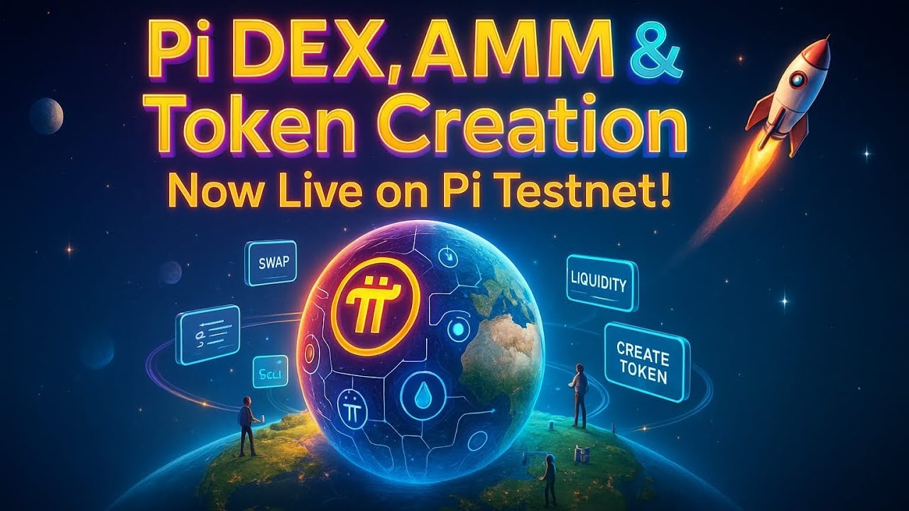 drnicolas_'s tweet card. 🚀 Pi DEX, AMM & Token Creation — Now Live on Pi Testnet! 🌐🔥