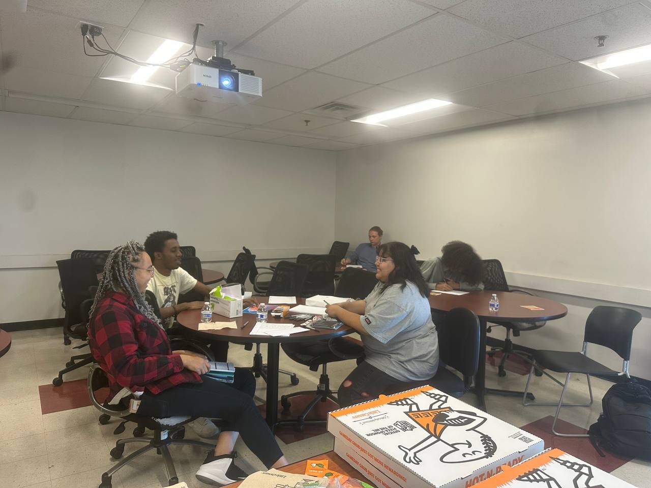 fightbacknews's tweet card. Denver, CO - On October 15, Denver Students for a Democratic Society (SDS) hosted multiple letter-writing events, encouraging students ...