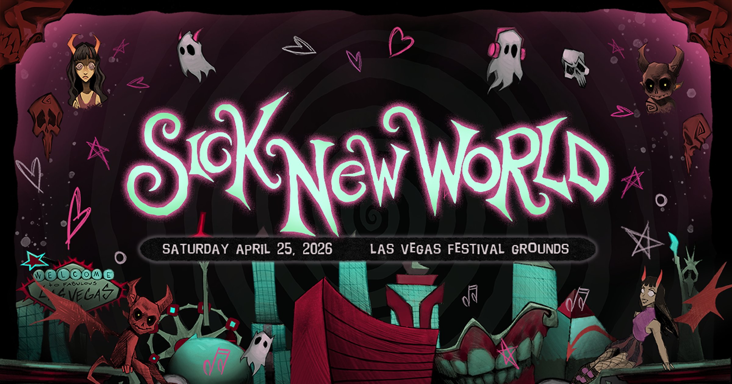 marilynmanson's tweet card. Sick New World Festival will be presented at Las Vegas Festival Grounds, in Las Vegas, NV on April 25, 2026. See the lineup, schedule, FAQs, and more.