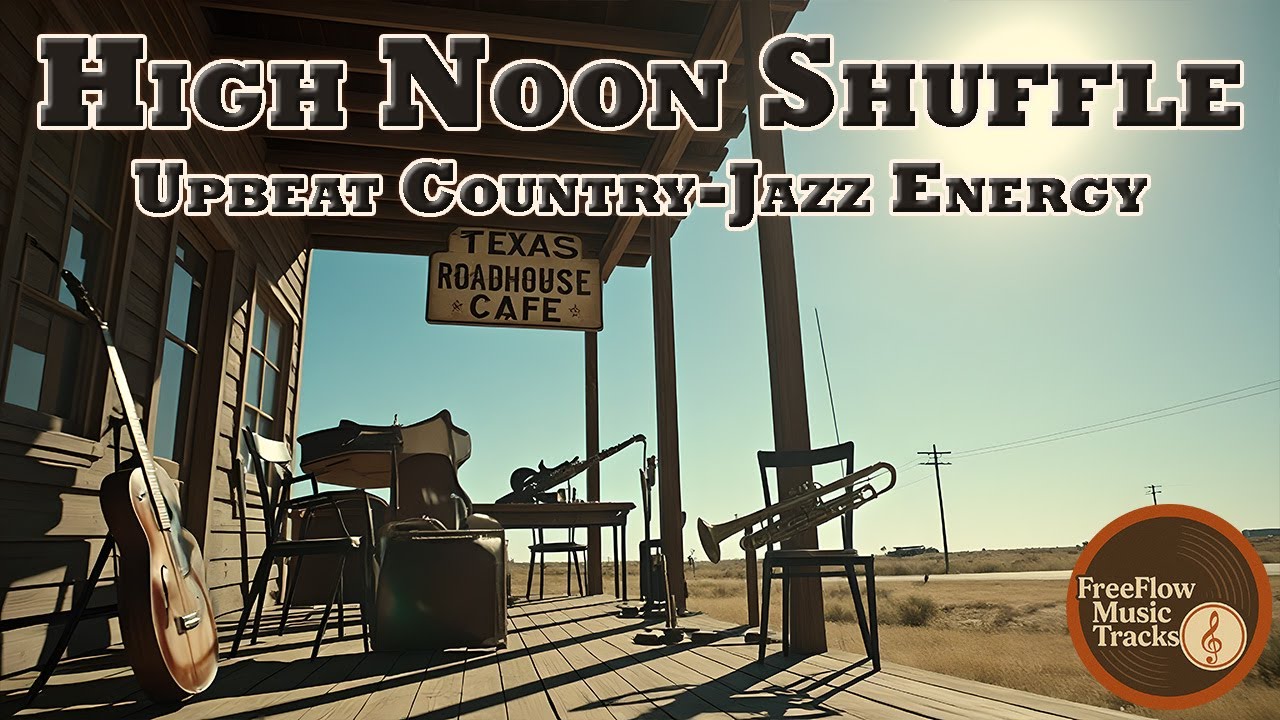 FreeFlowTracks's tweet card. High Noon Shuffle | Upbeat Country-Jazz Instrumental (Slide Guitar &...