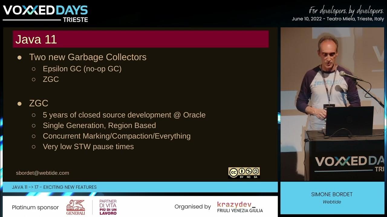 CoderPraBhu's tweet card. [VDTRIESTE22] Java 11 to 17 - Exciting New Features - Conference by...
