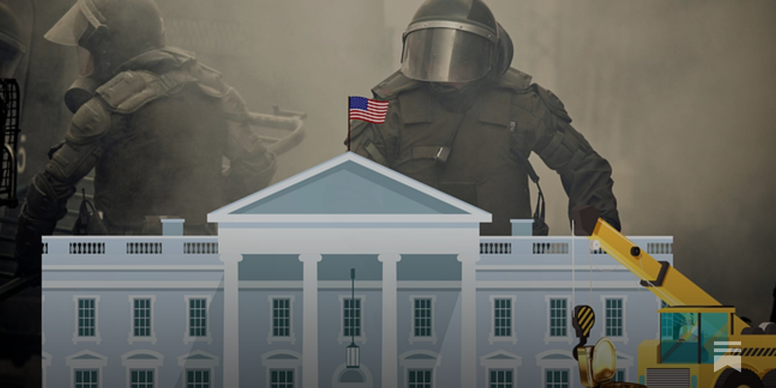 OliviaTroye's tweet card. While thousands of Americans go unpaid, the tear gas, the bombs, and the cranes keep getting funded.